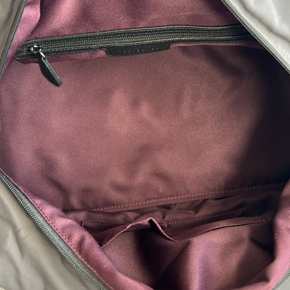 🎯NWT Ted Baker London Plier Nylon Holdall Duffle Bag Black Gray - Picture 11 of 16